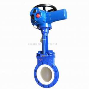 電動刀閘閥DMZ973X-10Q   DN200泥漿、空氣、渣